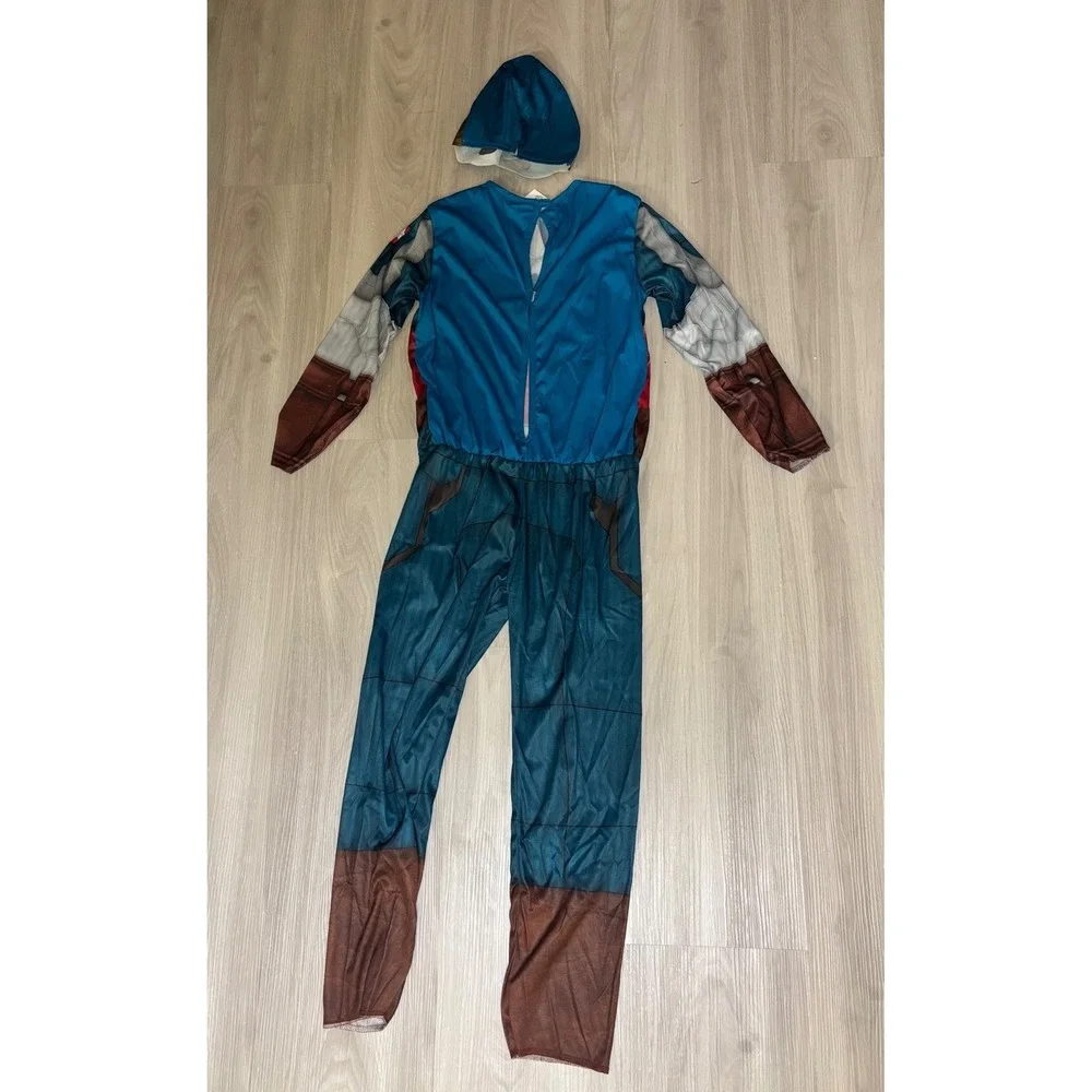 Captain America Costume With Mask Marvel Rubies Boys Large Superhero Halloween